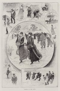 雪中的场景 作者 亨利·查尔斯·塞普金斯·赖特